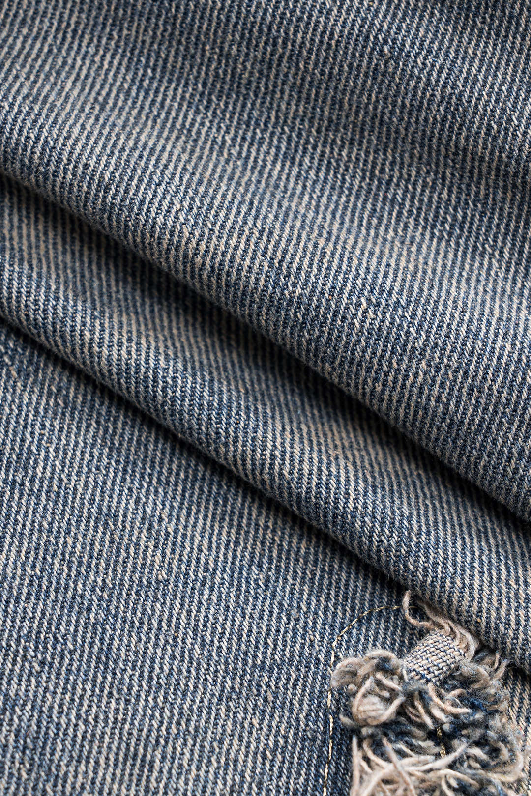 Jean en Denim | Coupe Large | Effiloché | Idéal pour un look streetwear
