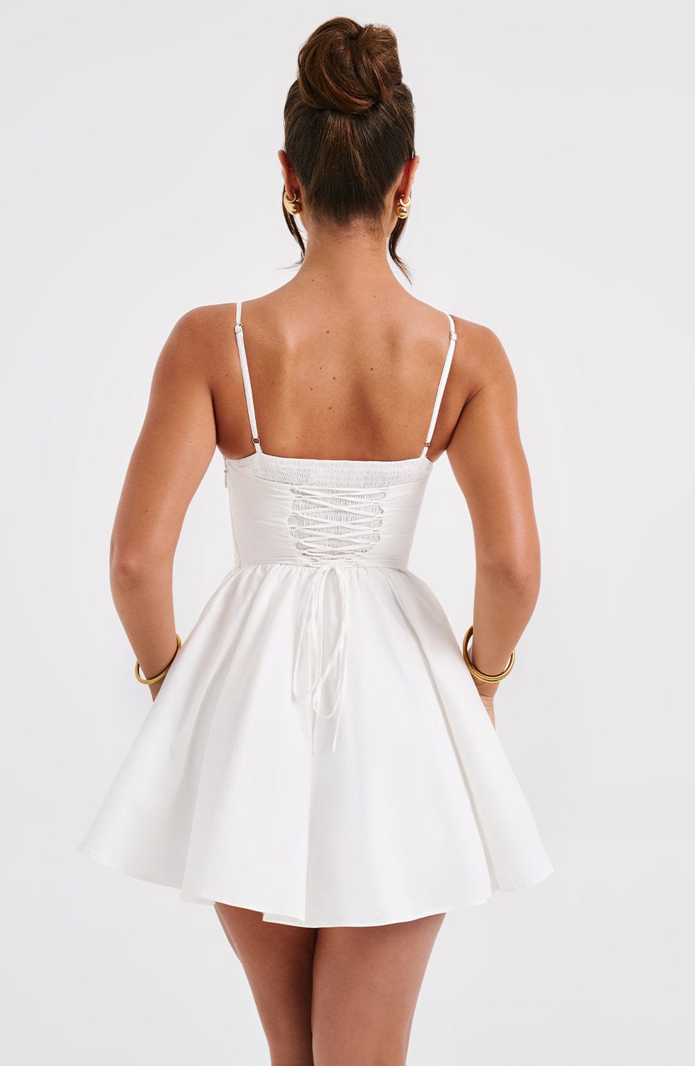Robe Courte | Corset Structuré et Jupe Fluide | Idéale pour une soirée ou un événement estival