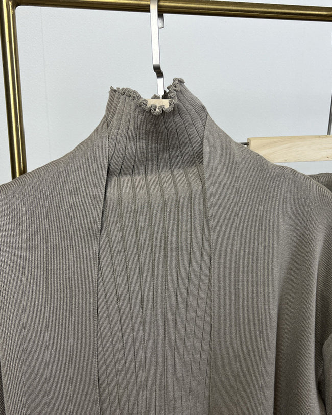 Ensemble 3 Pièces Femme | Tricot Doux & Côtelé | Idéal pour Look Élégant et Confort au Quotidien