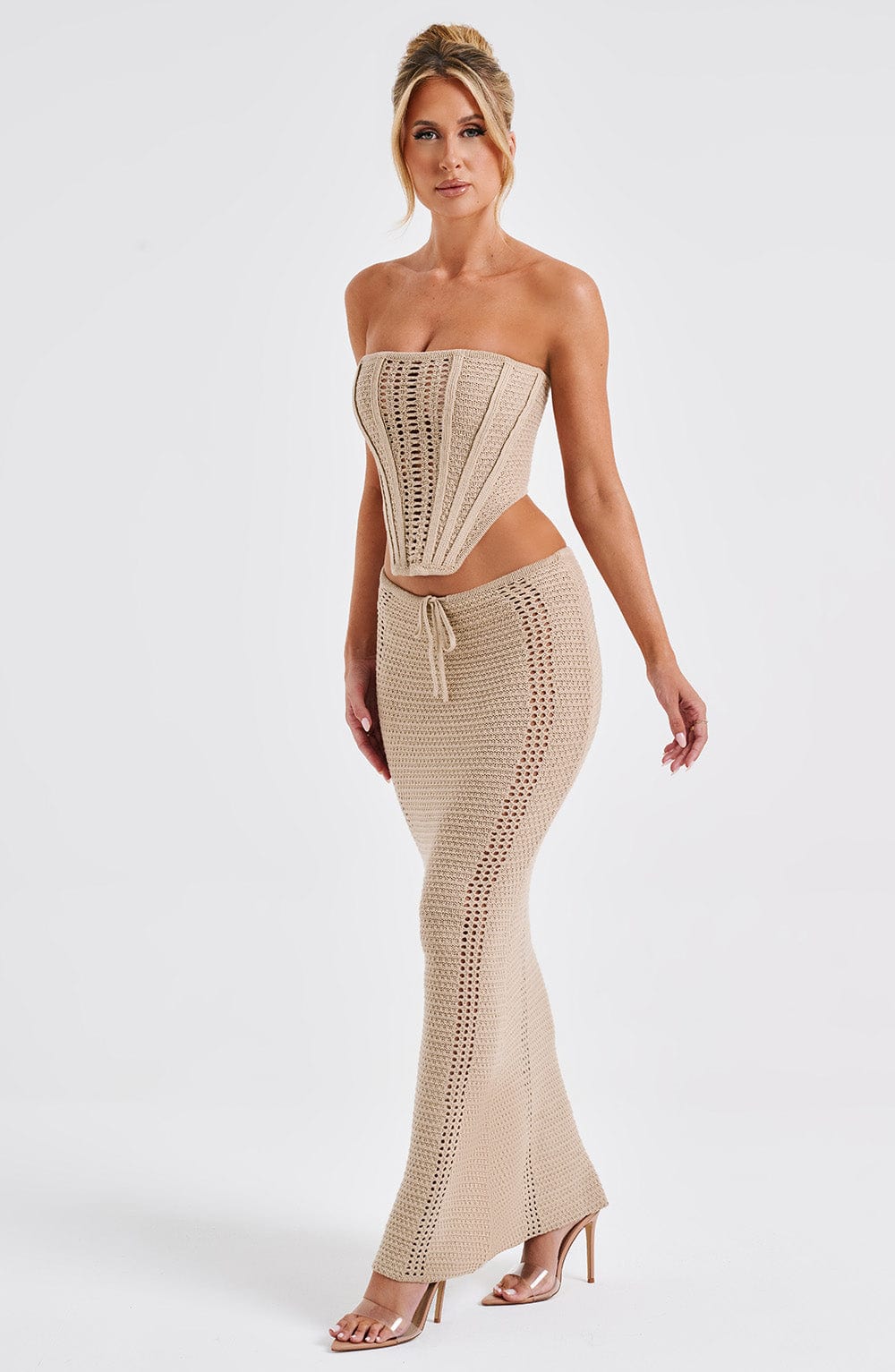 Ensemble Femme | Maille Bohème et Ajourée | Idéal pour l’été, les vacances et les looks décontractés