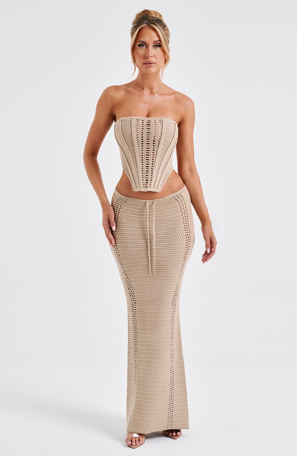 Ensemble Femme | Maille Bohème et Ajourée | Idéal pour l’été, les vacances et les looks décontractés