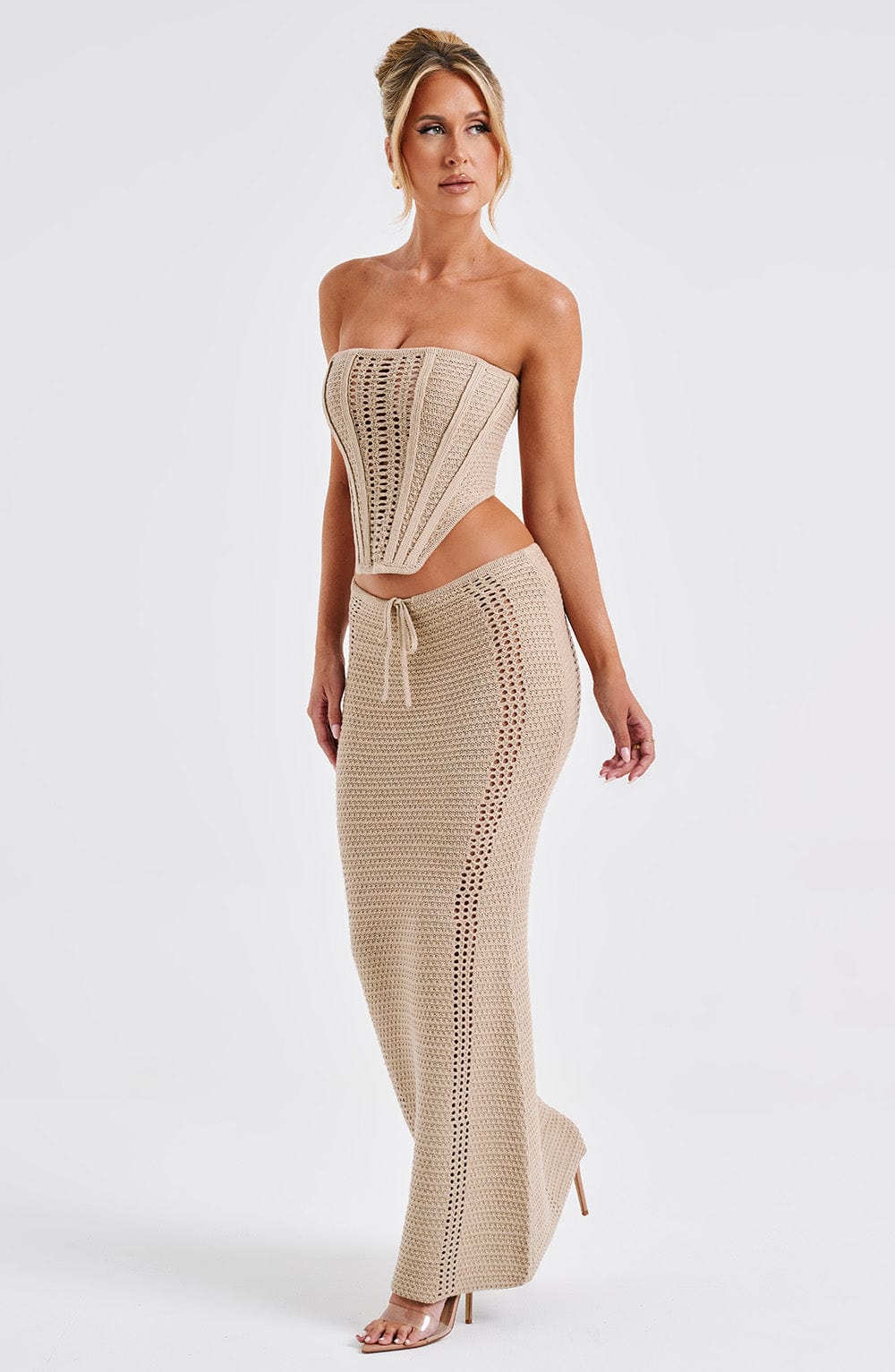 Ensemble Femme | Maille Bohème et Ajourée | Idéal pour l’été, les vacances et les looks décontractés