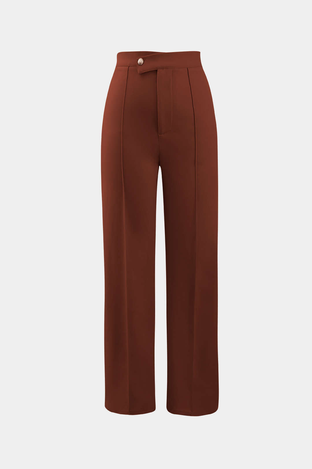 Pantalon Taille Haute | Coupe Droite Élégante | Idéal pour Bureau ou Looks du Quotidien