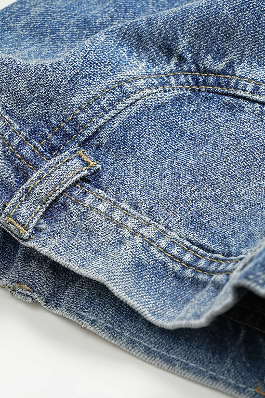 Jean Large | Délavé Dégradé | Taille Haute | Idéal pour look streetwear