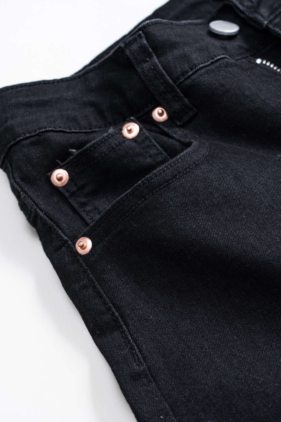 Pantalon en Jean | Dentelle | Taille Haute | Idéal pour soirées estivales