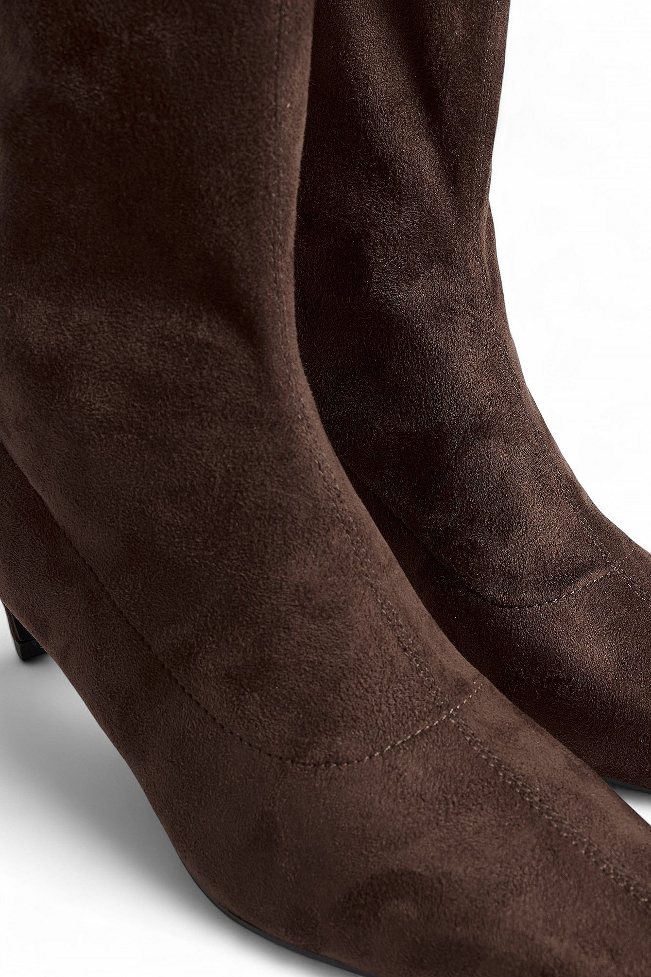 Bottines Chaussettes Marron | Talon Chaton et Bout Pointu | Idéales pour une allure féminine et rétro