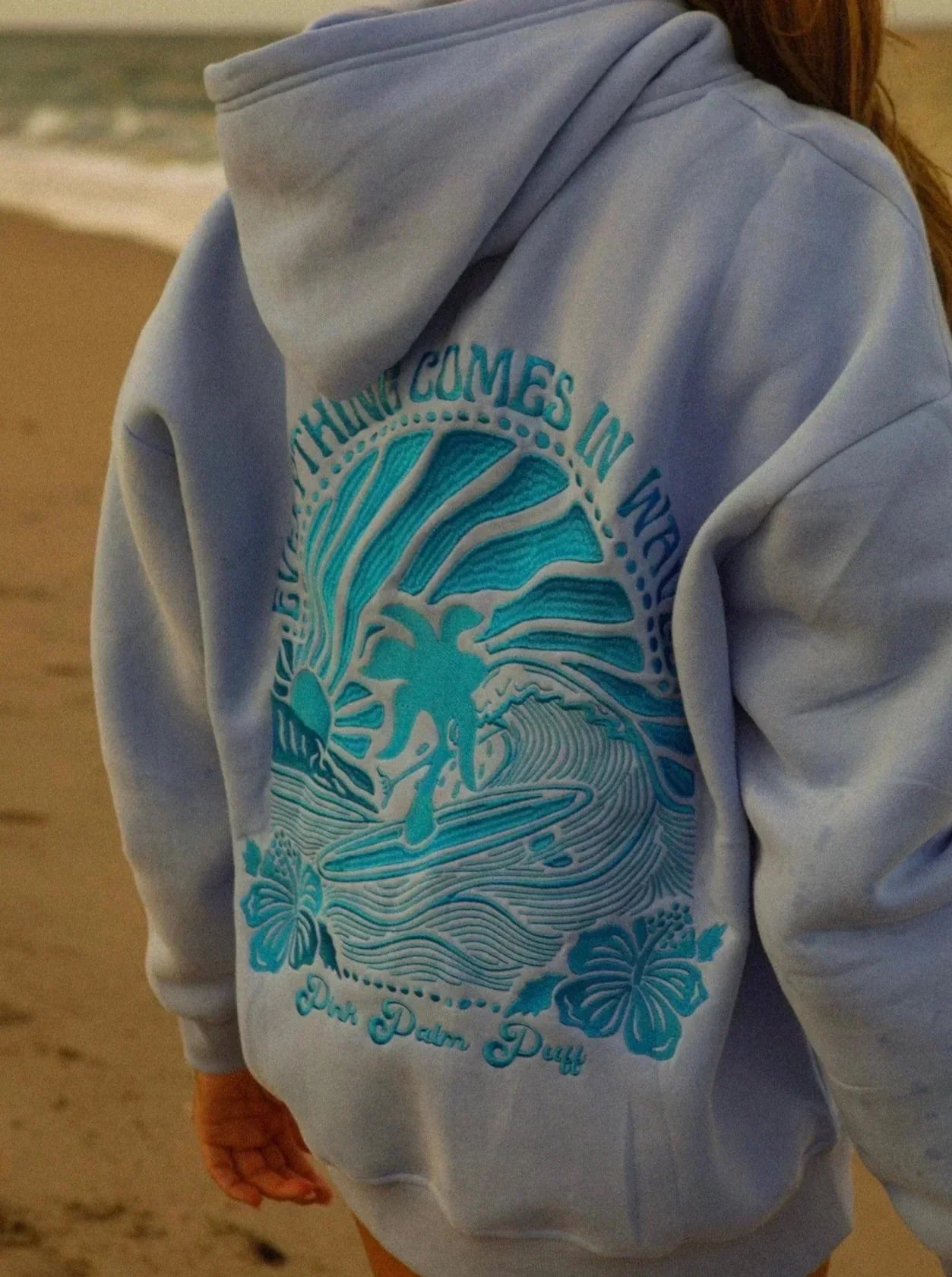 Tropica | Dames Hoodie met Borduurwerk