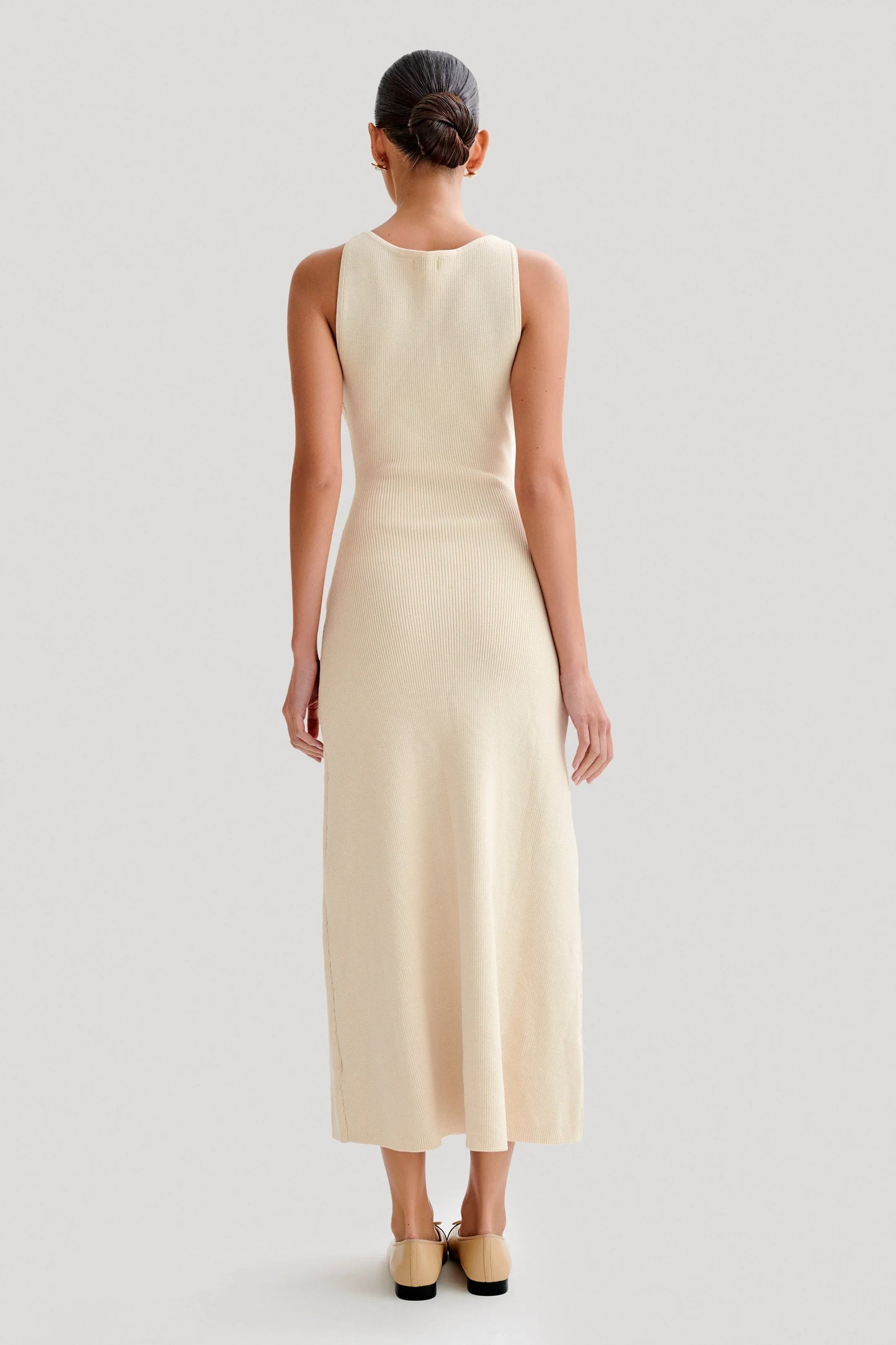 Robe Boutonnée | Maille Côtelée | Maxi | Idéale pour city look et soirées