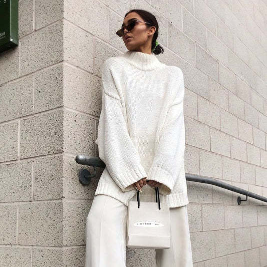 Pull Hiver | Maille Épaisse et Coupe Ample | Parfait pour un look cocooning et élégant