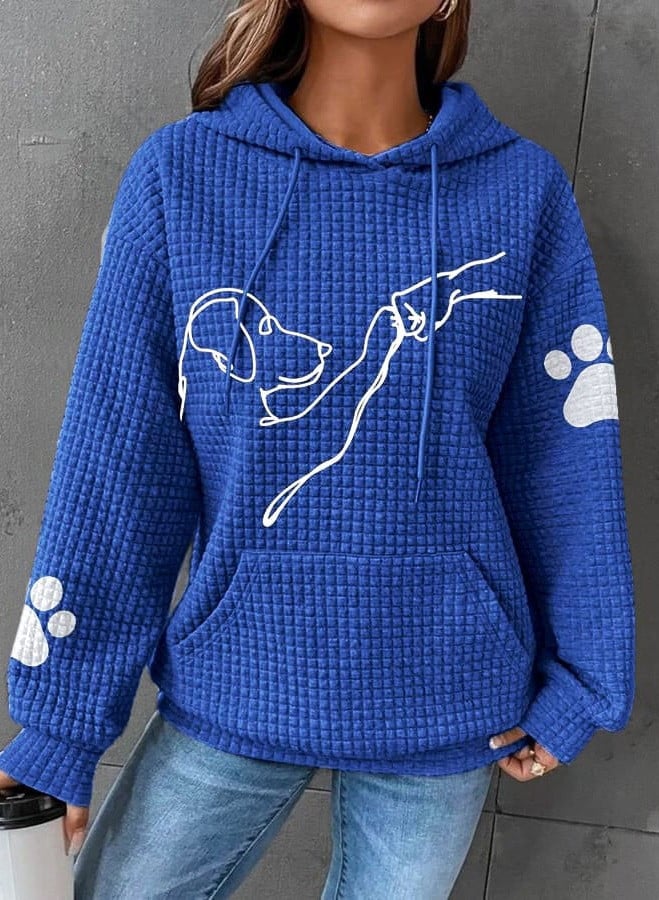 Sweat à Capuche Motif Chien | Style Décontracté & Confort Douillet