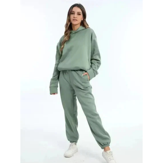 Ensemble Survêtement 2 Pièces | Hoodie Oversize Confort | Jogger Cheville Élastiquée
