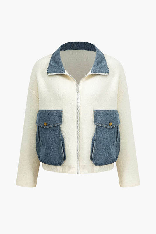 Veste Femme | Détail Jean et Confort | Idéale pour un style casual de mi-saison
