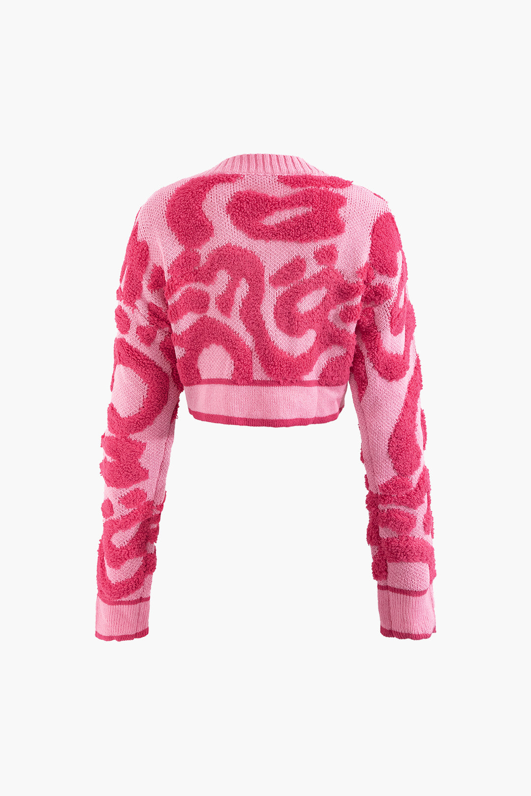 Cardigan Court | Motif Texturé et Coloré | Idéal pour un look fun et tendance