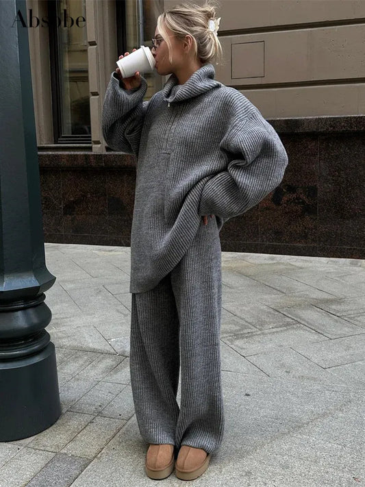 Ensemble Maille | Oversize et Confortable | Idéal pour les journées détente et cocooning