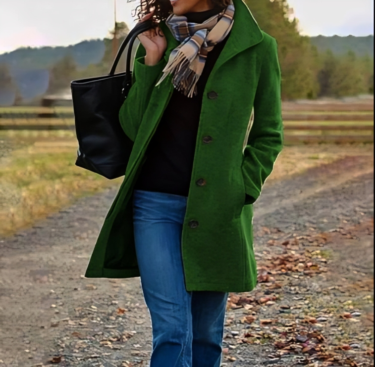 Trench Long Femme | Élégant Chaud | Idéal pour l’Hiver