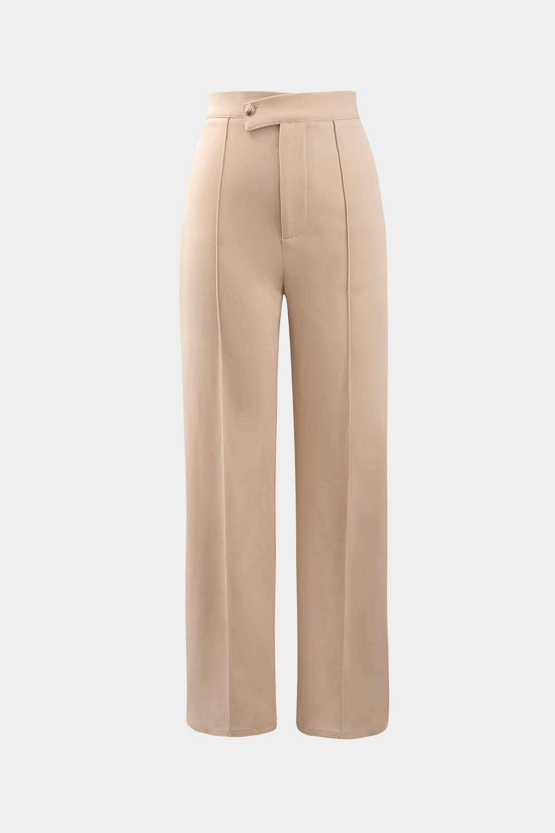 Pantalon Taille Haute | Coupe Droite Élégante | Idéal pour Bureau ou Looks du Quotidien