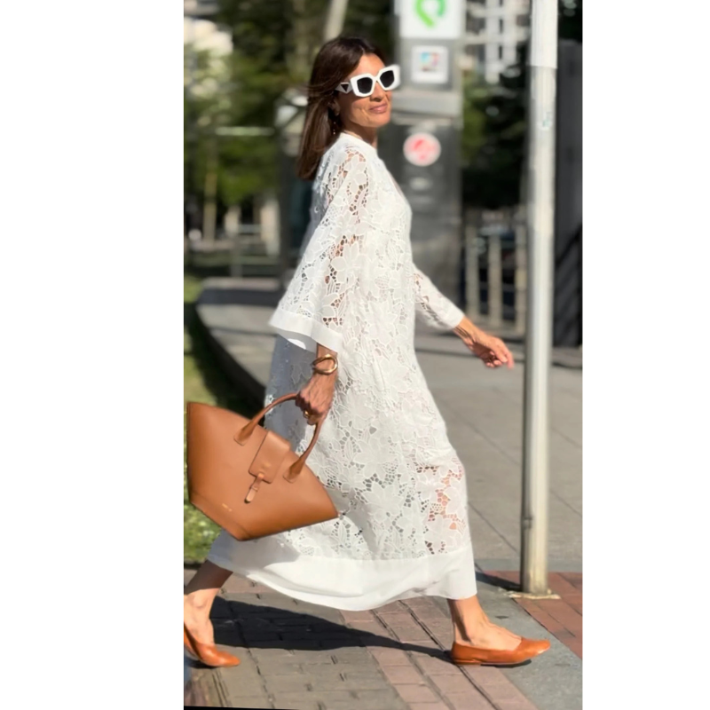 Robe d’Été Femme Manches 3/4 | Élégante & Intemporelle | Parfaite pour les Occasions Spéciales