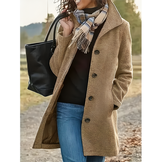 Trench Long Femme | Élégant Chaud | Idéal pour l’Hiver