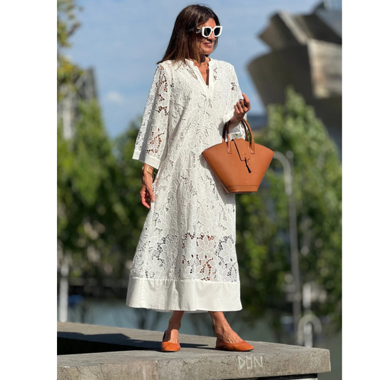 Robe d’Été Femme Manches 3/4 | Élégante & Intemporelle | Parfaite pour les Occasions Spéciales