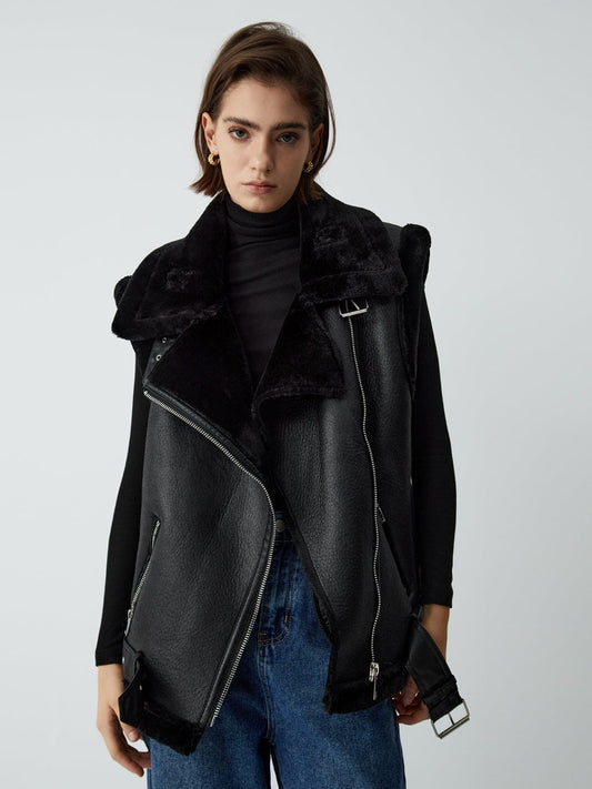 Gilet Sans Manches Femme | Style Perfecto | Look Urbain Mi-Saison