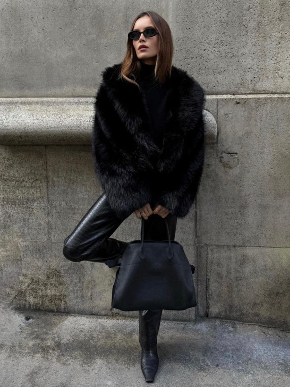 Veste Fausse Fourrure | Élégante et Chaude | Parfaite pour l’Hiver et les Soirées Chics