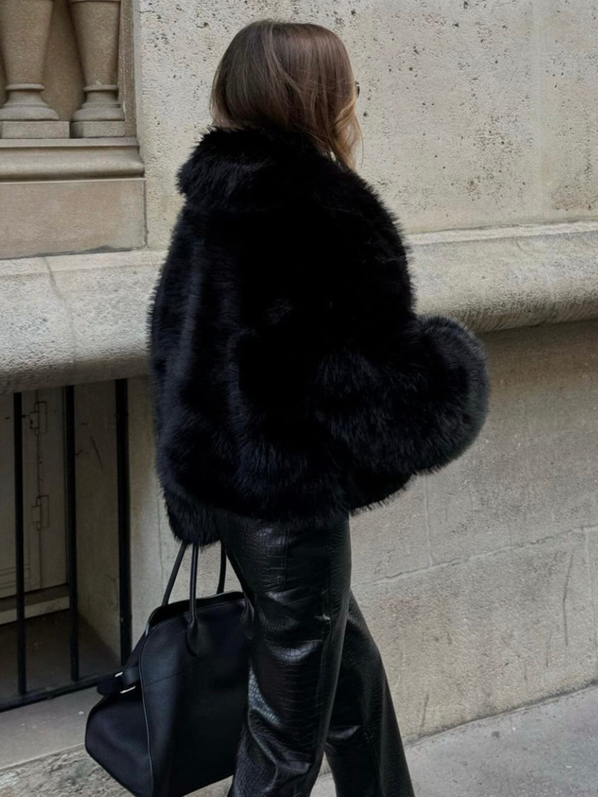 Veste Fausse Fourrure | Élégante et Chaude | Parfaite pour l’Hiver et les Soirées Chics