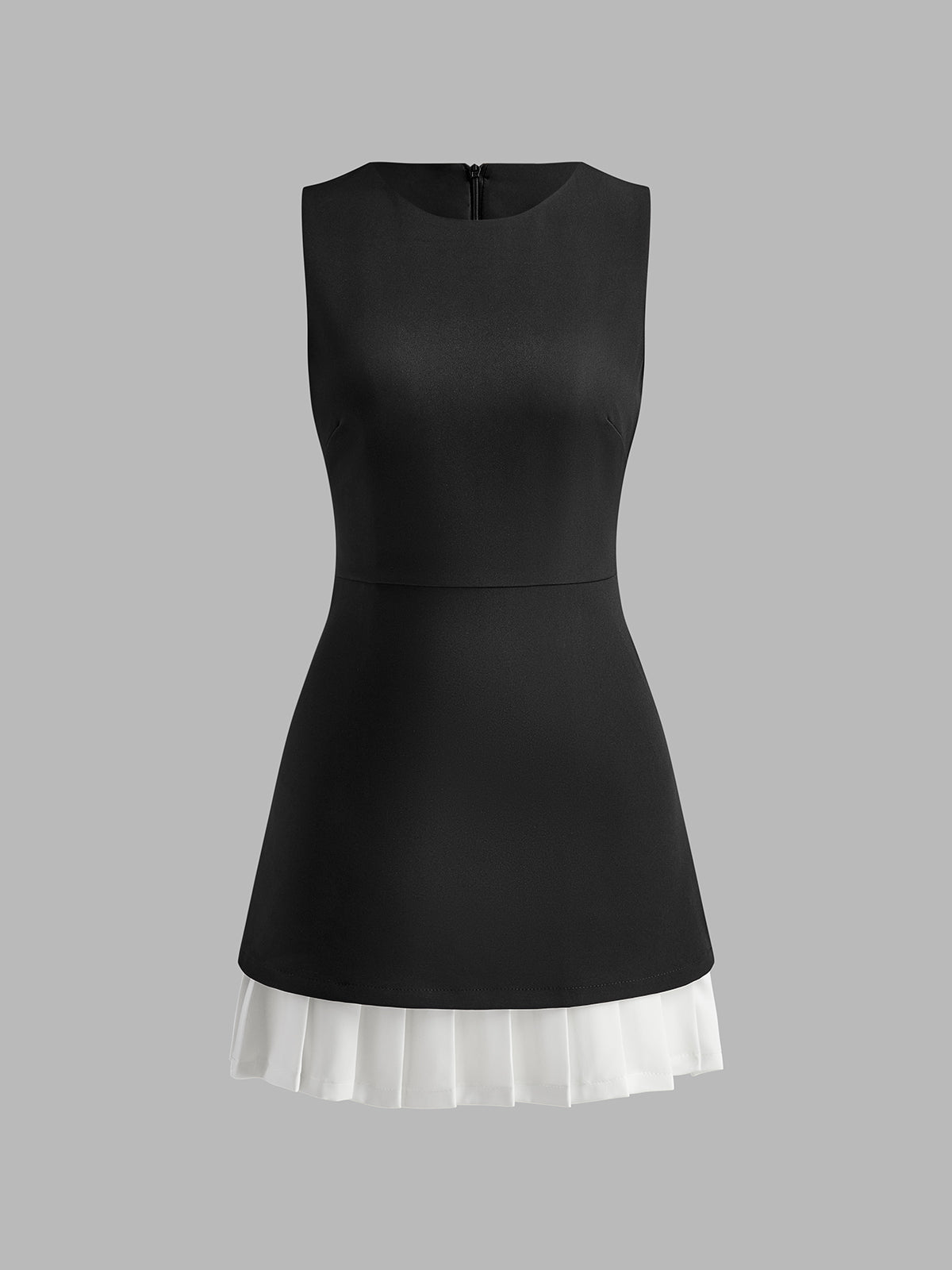 Robe Courte | Coupe Structurée | Ourlet Plissé | Idéale pour occasions élégantes