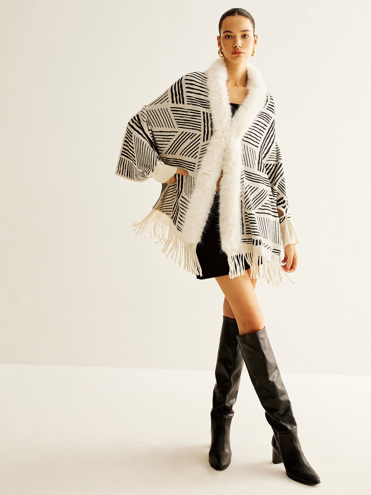 Poncho Femme | Chaleureux et Stylé | Parfait pour l’hiver et les superpositions originales