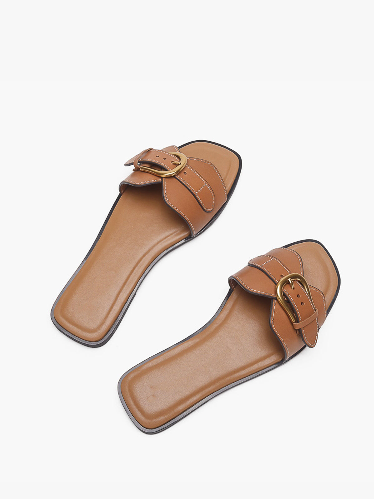Sandales Plates | Cuir Synthétique | Confort Estival | Tenues Décontractées