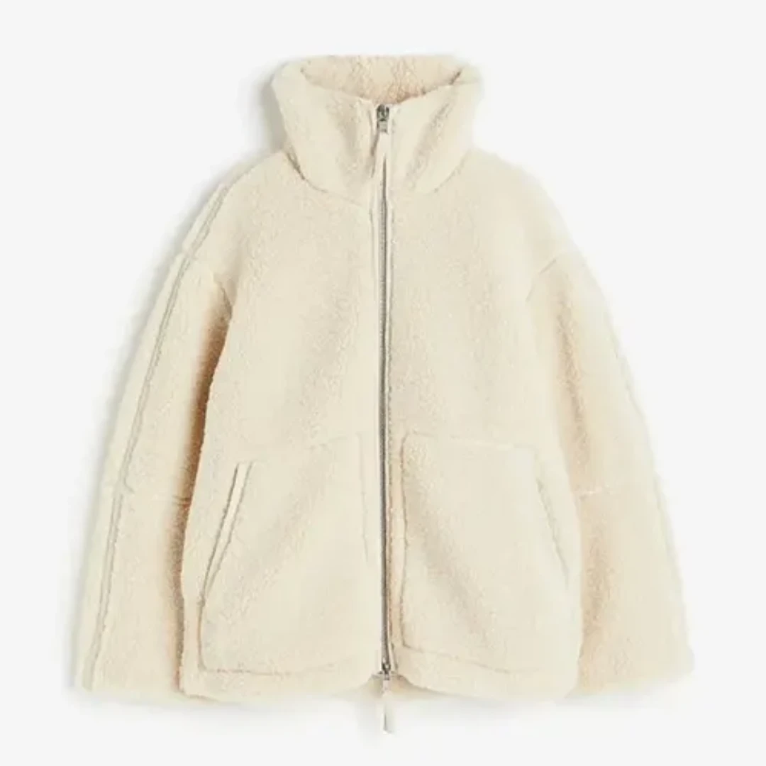 Veste en Sherpa Douillette pour Femme | Chaleur Tendance & Confort Extrême
