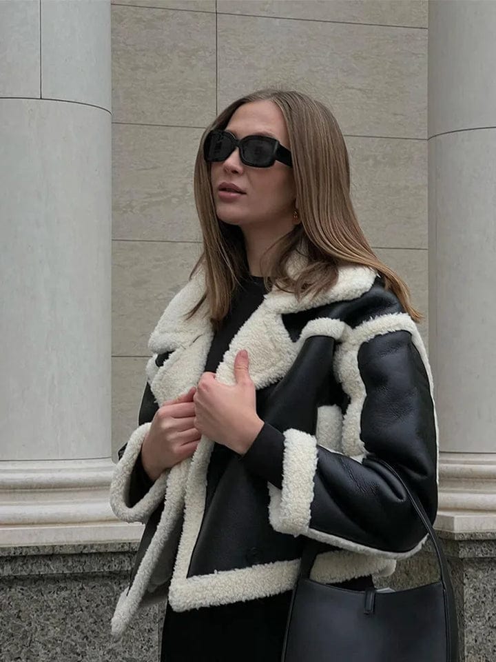 Veste Courte Aviateur | Style Moderne & Douceur d’Hiver