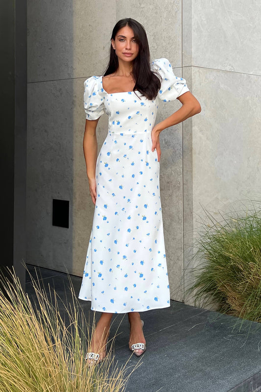 Robe Fleurie | Coton Léger | Idéale pour une journée ensoleillée ou un brunch d’été
