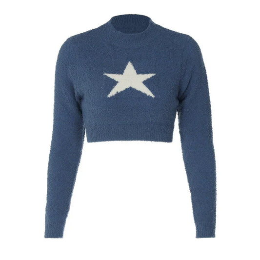Pull Court | Tricot Doux | Manches Longues | Look Urbain Décontracté