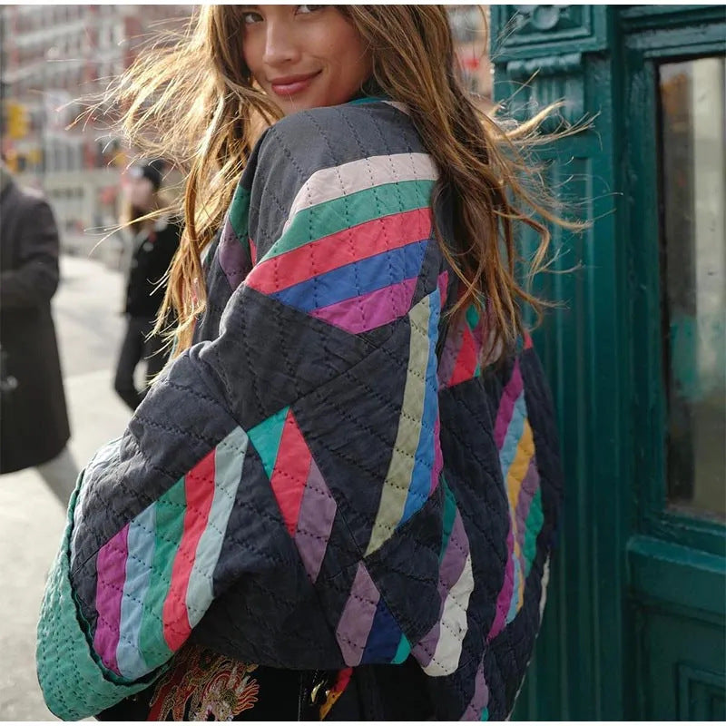 Veste Hiver Rétro Femme | Style Vintage & Chaleur Confortable