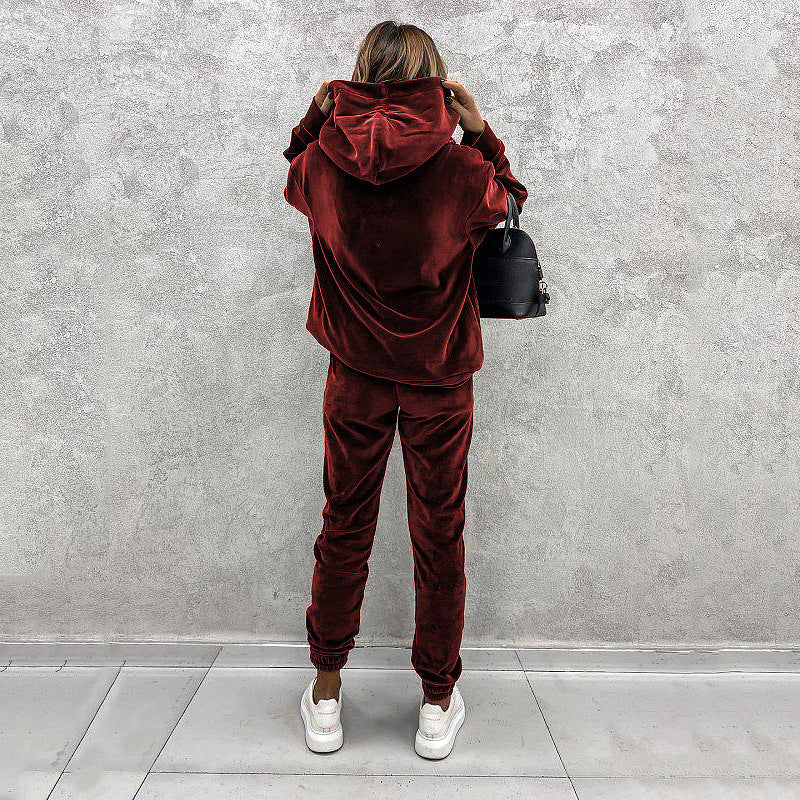 Ensemble Survêtement 2 Pièces | Hoodie Crop Oversize | Jogger Détail Couture Confort
