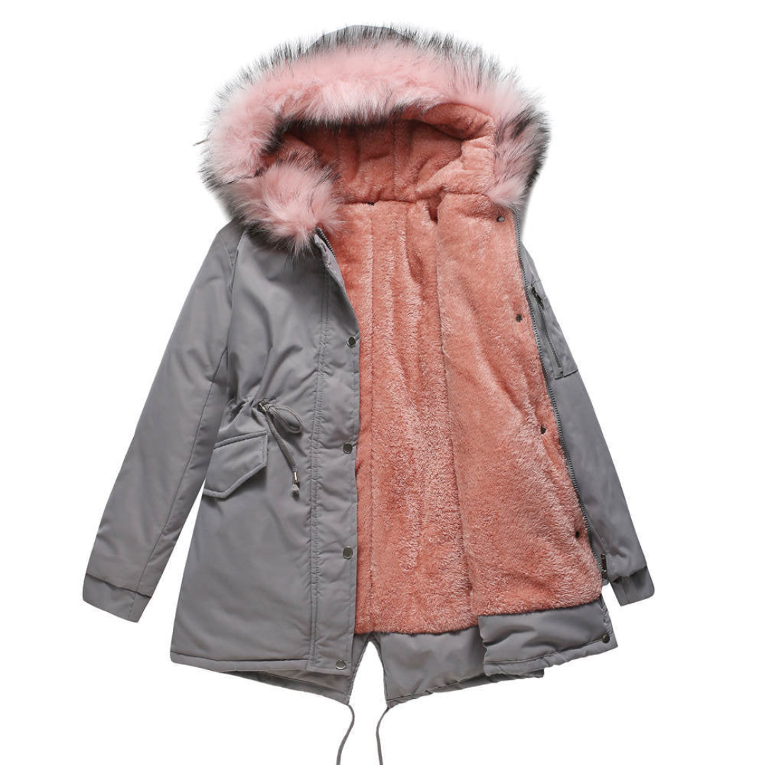 Parka Hiver Femme à Capuche Fourrure | Chaleur Élégante & Confort Quotidien
