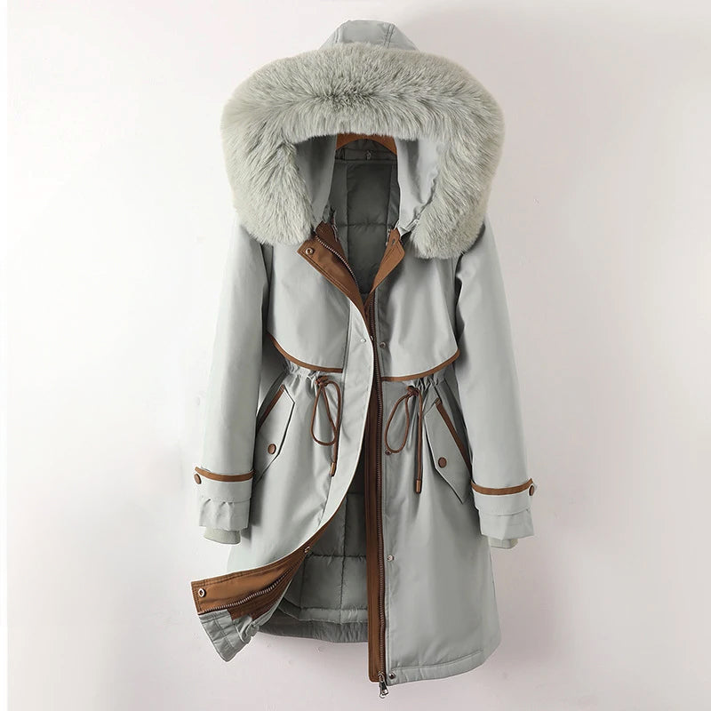 Parka Hiver Femme à Capuche Fourrure | Chaude, Élégante & Fonctionnelle