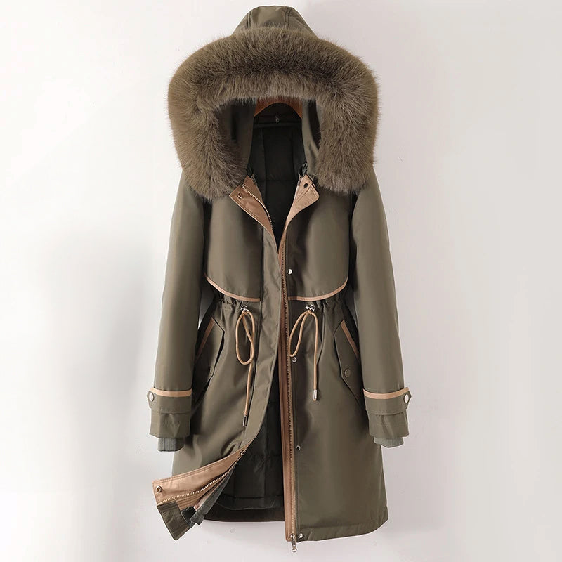 Parka Hiver Femme à Capuche Fourrure | Chaude, Élégante & Fonctionnelle