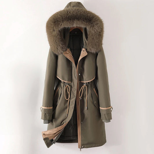Parka Hiver Femme à Capuche Fourrure | Chaude, Élégante & Fonctionnelle