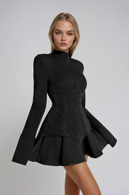 Robe Élégante | Coupe Sculptée | Idéale pour un événement stylé ou une soirée habillée