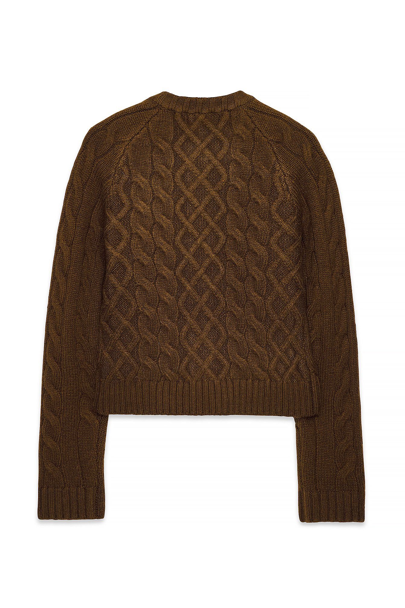 Cardigan Court en Maille Torsadée Classique pour Femme | Élégance Intemporelle et Chaleur