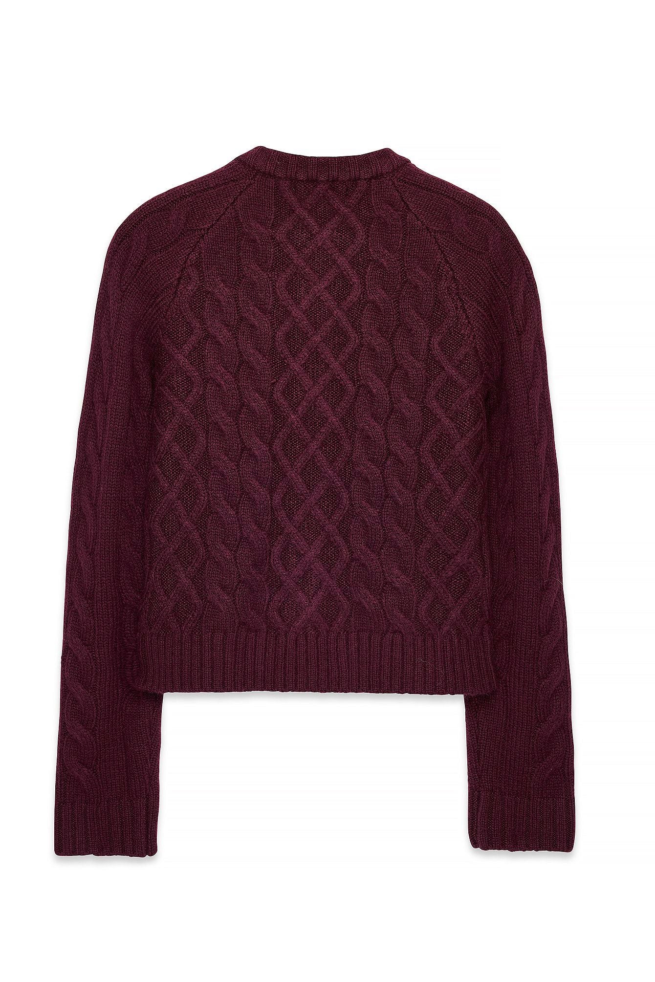 Cardigan Court en Maille Torsadée Classique pour Femme | Élégance Intemporelle et Chaleur