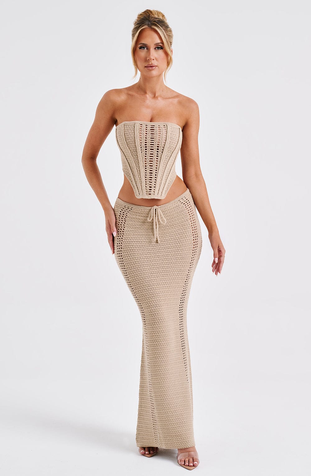 Ensemble Femme | Maille Bohème et Ajourée | Idéal pour l’été, les vacances et les looks décontractés