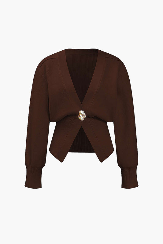 Cardigan élégant | Maille douce et structurée | Pour les tenues de mi-saison ou les soirées raffinées