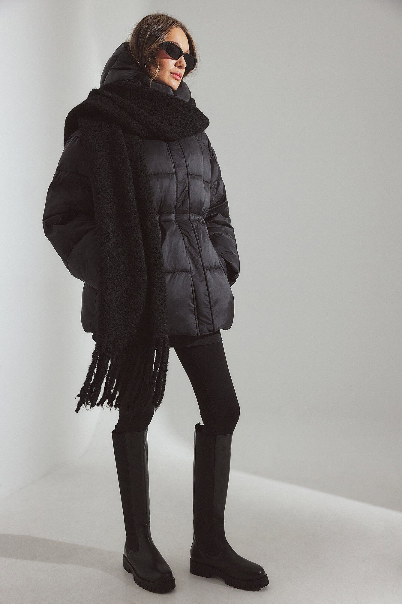 Bottes Montantes | Semelle Crantée et Élastique | Idéales pour un style utilitaire chic