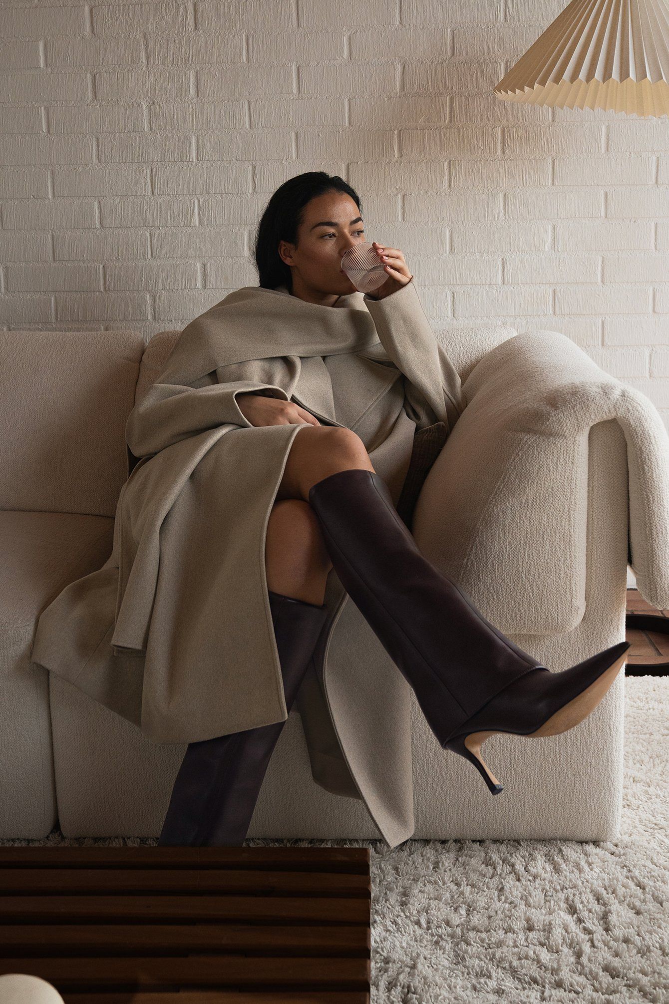 Bottes "Slouchy" Marron | Tige Souple et Talon Aiguille | Idéales pour un style glamour et décontracté