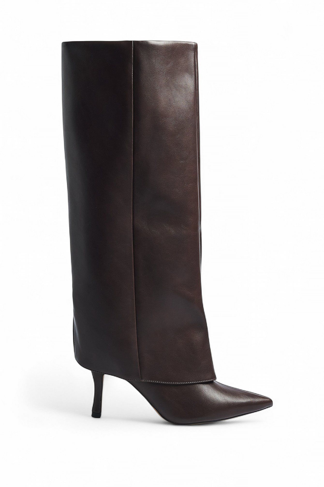 Bottes "Slouchy" Marron | Tige Souple et Talon Aiguille | Idéales pour un style glamour et décontracté