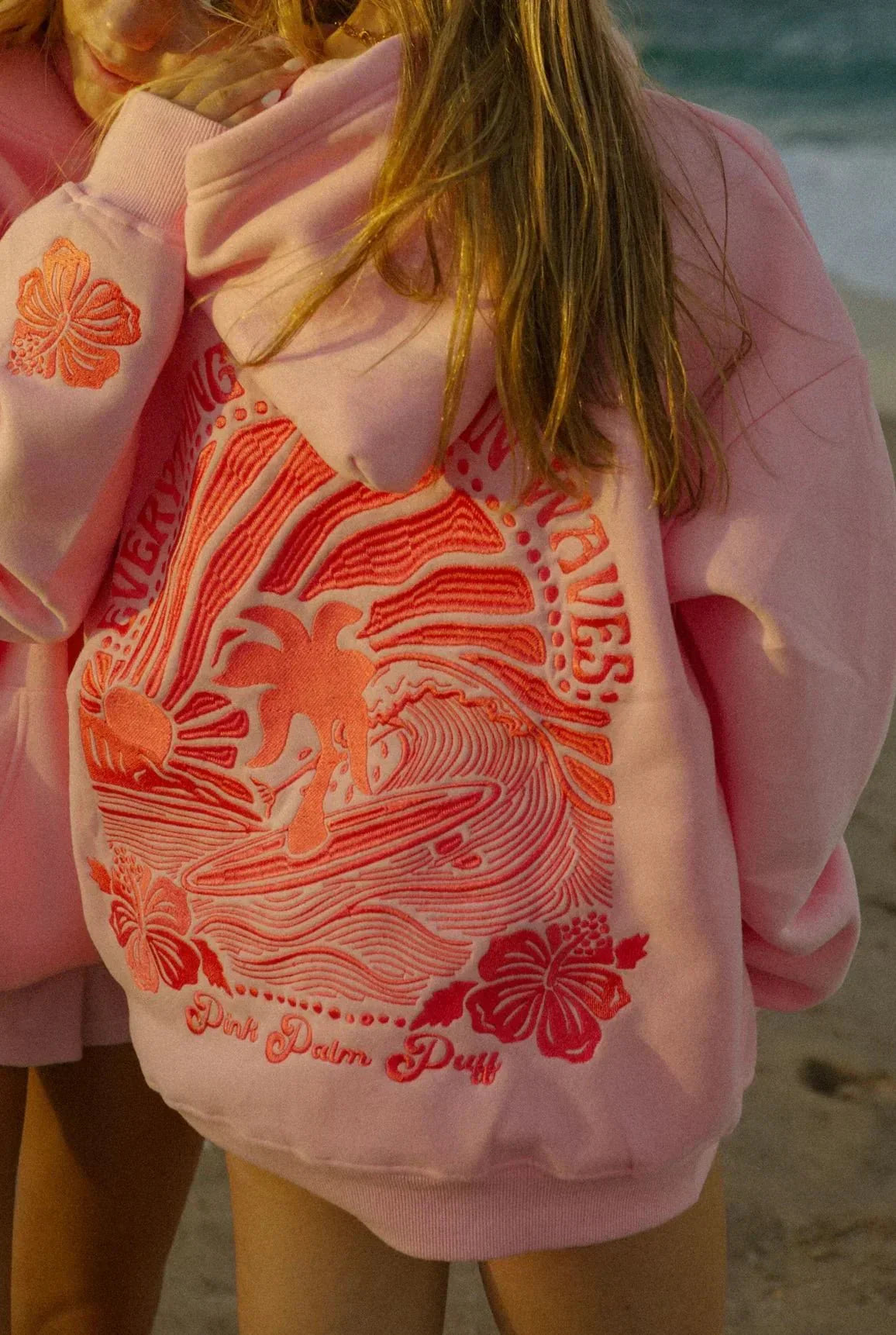 Tropica | Dames Hoodie met Borduurwerk