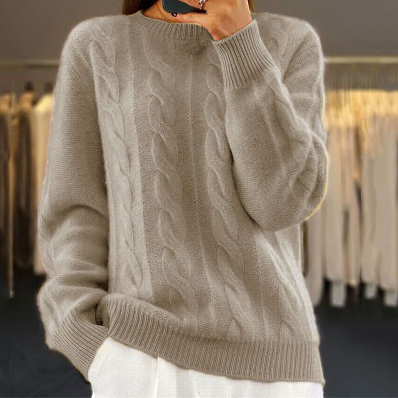 Pull Tricot d’Hiver Femme | Style Classique & Chaleur Assurée