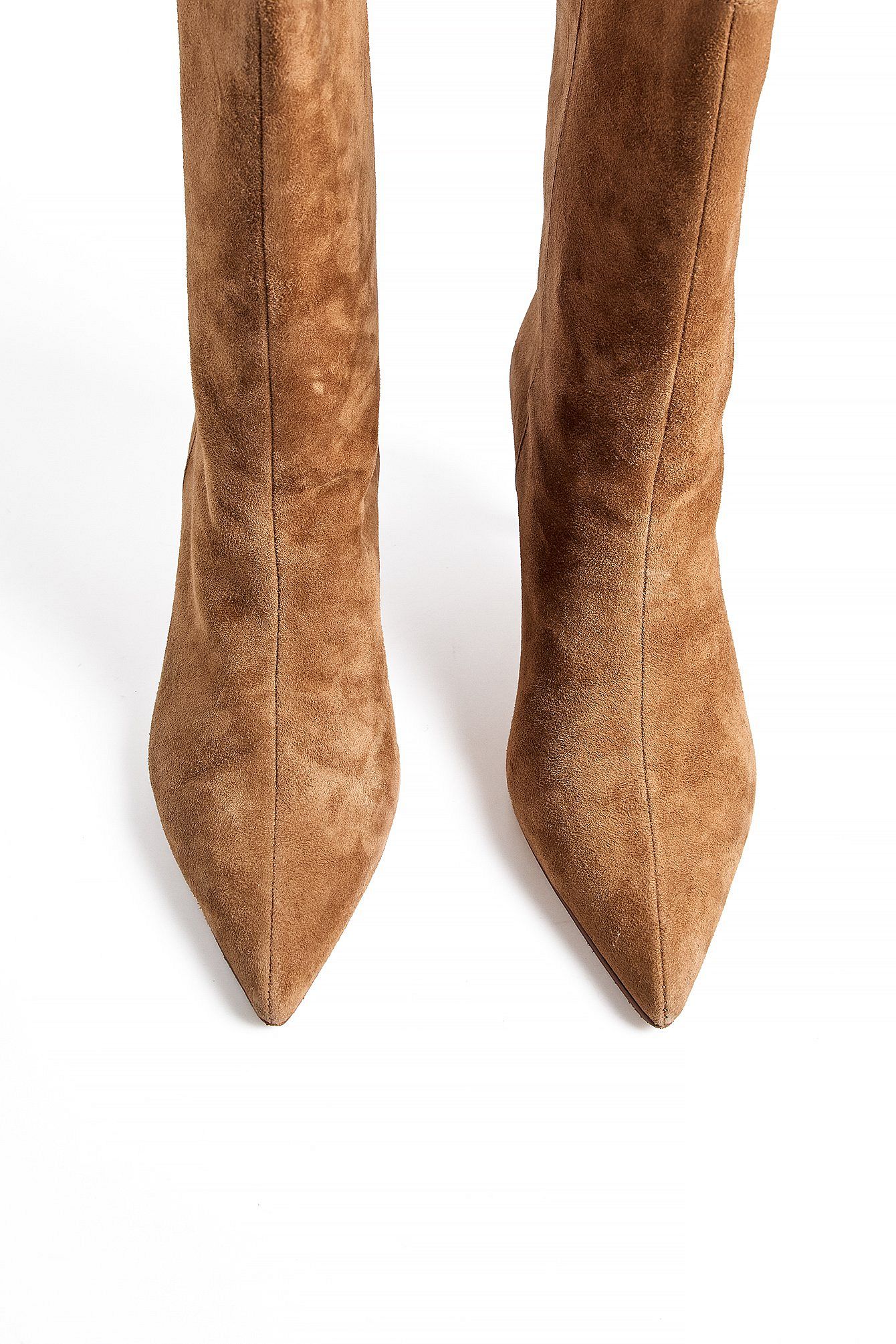 Bottines Western Camel | Daim Chèvre et Talon Chaton | Idéales pour un style bohème chic